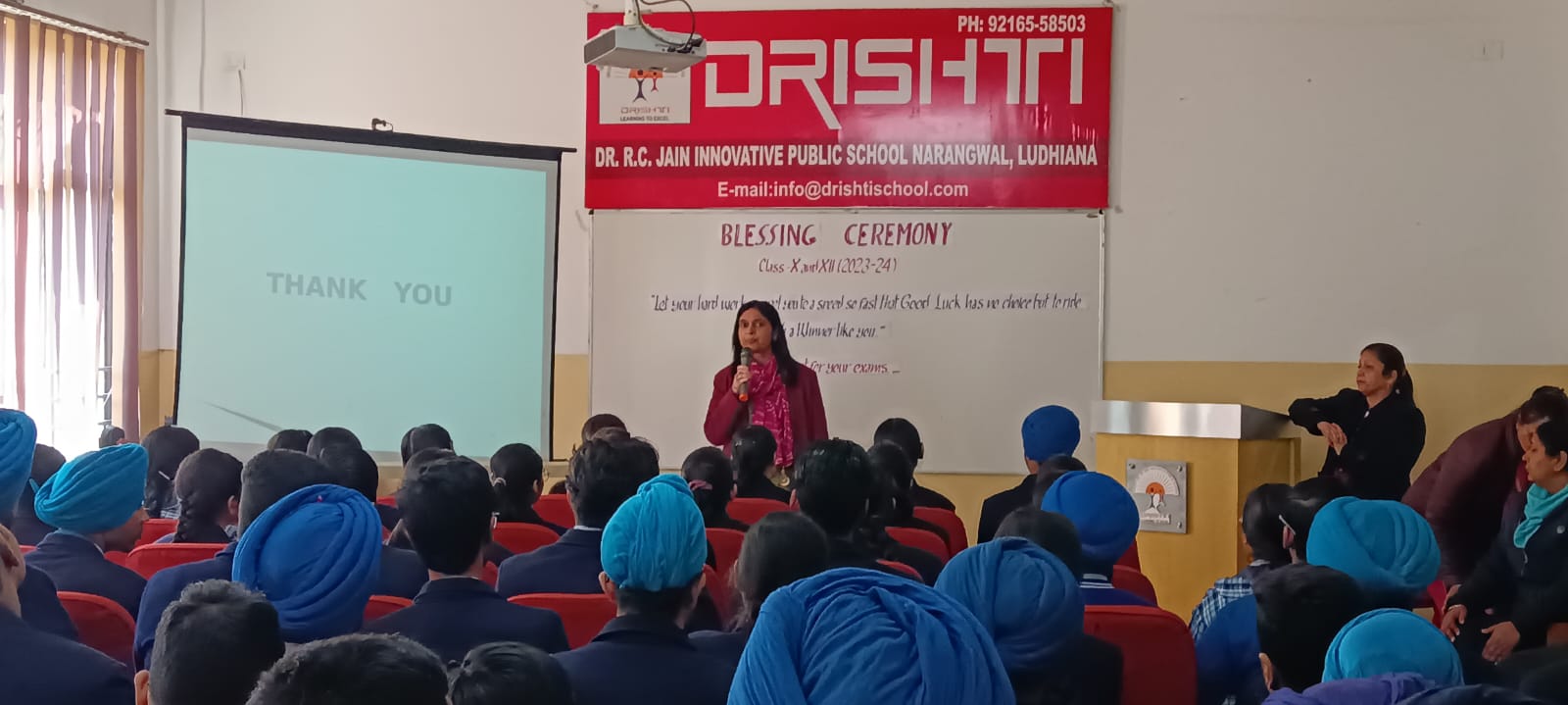Drishti Hosts Blessing Ceremony for Grade X and XII Students Ahead of Board Examination