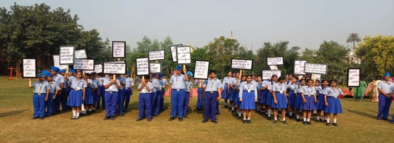 Drishti School Hosted Rally for Green Diwali at Gujjarwal Village 5