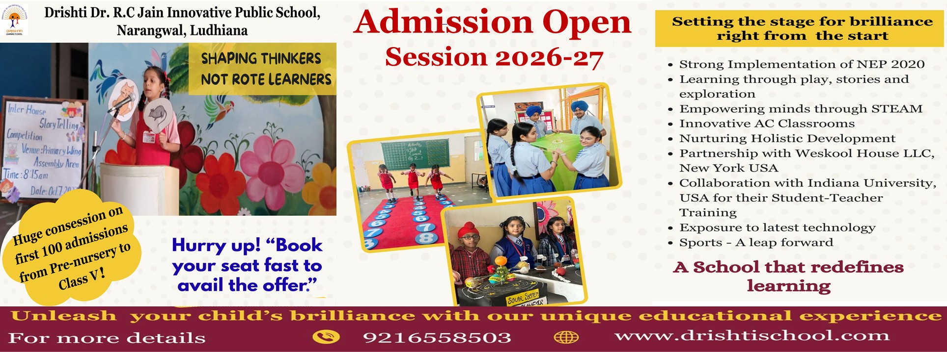 Website header-Admission Post