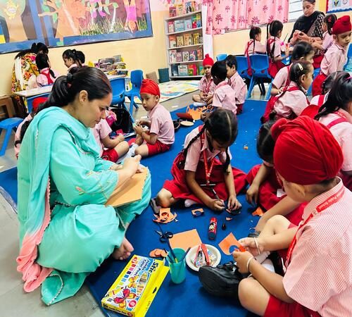 Crafting a Greener Future Drishti School's Child & Parent Activity Day Shines Bright 2